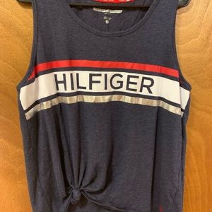 Tommy Hilfiger tie-front tank